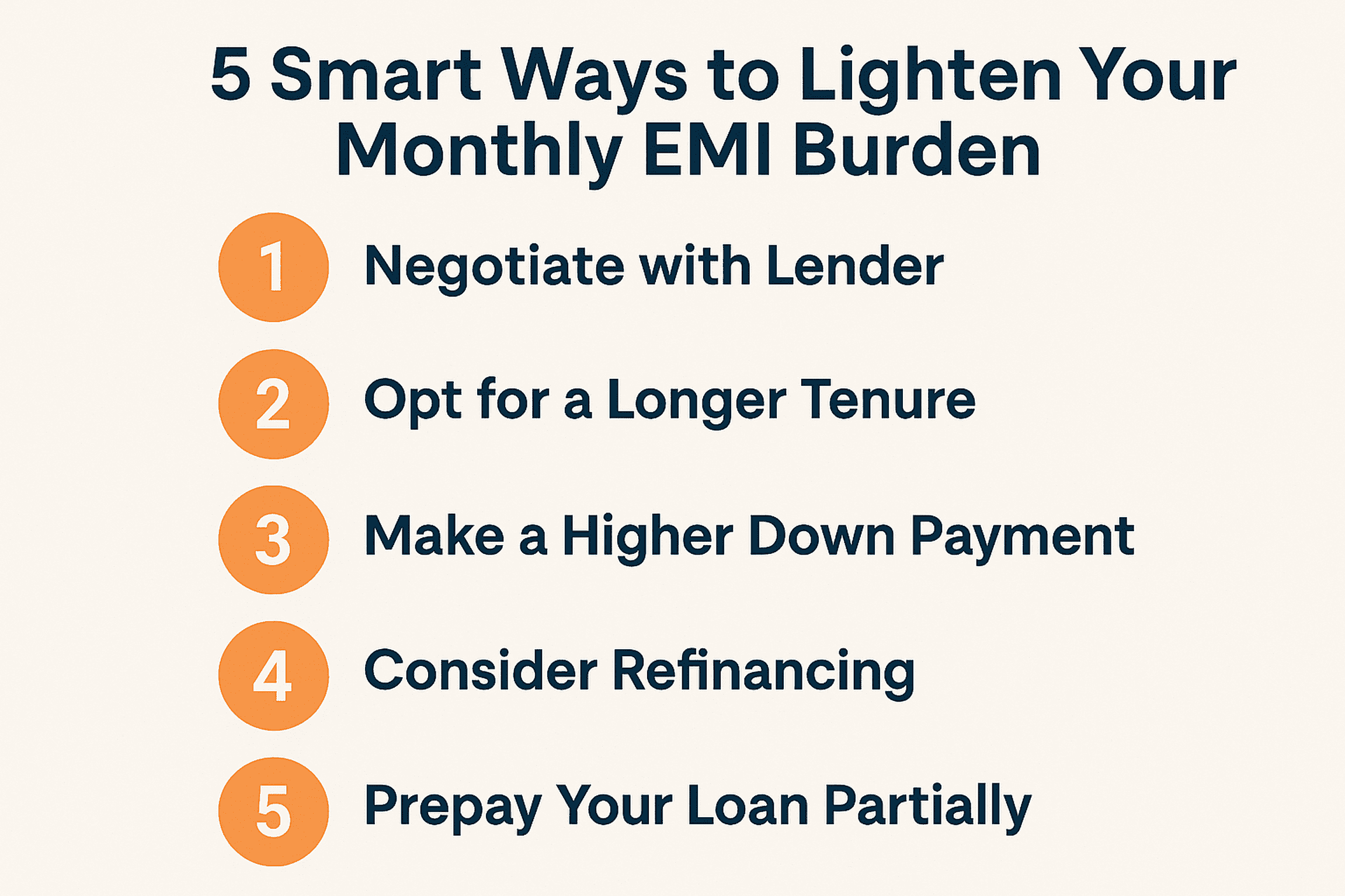 5 Smart Ways to Lighten Your Monthly EMI Burden